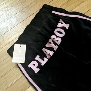 Playboy Velour Pant by Missguided